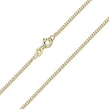 MATERIA by Matthias Wagner Panzerkette Herren Damen gold - 60cm Halskette Silber 925 Gelbgold vergoldet K88-60