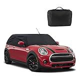 Halbe Autoabdeckung Ersatz für Mini Cabrio R52 R57 F57, Softtop Dachschutz Autoabdeckung Wasserdicht Ersatz für Mini Cooper 3 Doors, Halbe Garage mit Riemen, UV-beständig für jedes Wetter