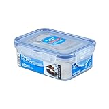 LocknLock CLASSIC Frischhaltedose | 350 ml | 13,5 x 10,2 x 5,2 cm | 100 % luft- und wasserdichte Vorratsdose | Spülmaschinen-, und Mikrowellengeeignet | BPA-Frei | 4-fach Sicherheits-Verschluss