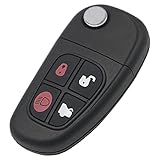 4-Tasten-Klappgehäuse FO21 für Jaguar X-Type S-Type XF XJ XE XJR 1999-2009