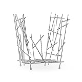 Alessi Blow Up FC15 Design Zeitungsständer, Chromstahl, Poliert