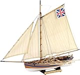 Artesanía Latina - Schiffsmodell aus Holz - Britische Zusätzlichboot Großsegler, HMS Bounty (Jolly Boat) - Model 19004N, Scale 1:25 - Modelle zu Bauen – Anfängerniveau