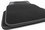 kh Teile Fußmatten 5er E28 Automatten Premium Velours Autoteppiche Original Qualität 4-teilig Schwarz
