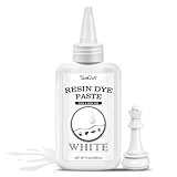 Weiß Epoxidharz Farbe Paste - 156g Konzentrierte Weiße UV Harz Farben Pigmentpaste für Harz Ozean Wellen, Zellen, Malerei - Weiß Epoxy Resin Pigment Farbpaste für Epoxid Kunstharz, Schnürung