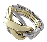 Bartl Eureka 515051 Rätsel- Puzzle aus Guss-Ringen