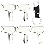 VooGenzek 5 Stücke Ersatz Zündschlüssel 301, Baumaschinen Schlüssel, Universal Zündschalter, mit Schlüsselring, Kompatibel mit Yanmar, Ammann Muldenkippern