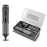 STAHLWERK Elektrischer Schraubendreher Set mit 1300 mAh Akku – USB-C Ladefunktion, 3,6 V Elektroschrauber, Akkuschrauber Mini, Stabschrauber mit LED-Leuchten, ergonomischer Griff, Akku-Schraubendreher