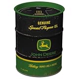 Nostalgic-Art Retro Spardose, 600 ml, John Deere – Special-Purpose Oil Black – Geschenk-Idee für Traktor-Fans, Original Lizenzprodukt (OLP), Sparschwein aus Metall, Vintage Blech-Sparbüchse