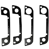 VHEUHZ 4 pieces/satz Tür Griff Dichtung Dichtungen Türgriffdichtung aus Gummi Außerhalb Kompatibel mit BMW E36 E34 E32 3 5 7 Series Z3 51218122441 51218122442