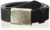 Diesel Herren B-MOON BELT Gürtel, schwarz, 90 cm