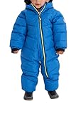 Killtec Kinder Skioverall Karter Mini - Schneeanzug mit Kapuze - 10.000 mm Wassersäule - Skianzug für Mädchen und Jungen, royal, 86/92, 34238-000