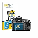 BROTECT (2 Stück Schutzfolie für Sony Alpha 580 (DSLR-A580) Displayschutz Folie Made in Germany, Ultra-Klar