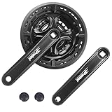 MEGHNA 3x6/7/8 Gang Kettenradgarnitur 42-34-24 Zähne Kurbelgarnitur 170 mm MTB (MA-AT45)