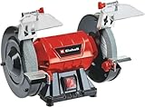 Einhell Doppelschleifer TC-BG 150 (max. 150 W, Ø150 x ø32 x 16 mm Schleifscheiben, Funkenschutz, Formkorrekturen und Anschliffe, inkl. Grob- und Feinschleifscheibe K36/K60)