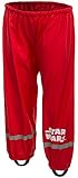 Brandsseller Jungen Kinder Regenhose mit Motiven im Stil von Star Wars 122-128