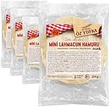 Öz Yufka Filoteig für Lahmacun Mini-Teig Tortilla Phyllo einwickeln 8 Stück 224 Gramm, 4 er
