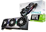 MSI GeForce RTX 3080 SUPRIM X 10G LHR Gaming Grafikkarte - NVIDIA RTX 3080 LHR, GPU 1905 MHz, 10 GB GDDR6X Speicher