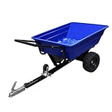 T-Mech ATV Anhänger Faltbar Trailer Schubkarre Klappanhänger Anhängersystem Transportanhänger Kippanhänger Quadanhänger Tandemanhänger mit Geländereifen Fahrzeugreifen