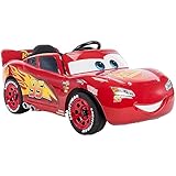 Huffy 17348WP Disney Lightning McQueen Kids Electric Ride On Car, Red