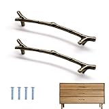 LERAN XIN 2 Stück Schubladengriffe Bronze Türgriffe Schrankgriffe aus professioneller Zinklegierung Türgriffe sind geeignet für Schränke, Kleiderschränke und Schubladen