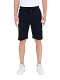 COMEOR Shorts Herren mit Reißverschluss - Baumwolle Kurze Hosen, Sporthose Kurz Männer Bermuda Jogginghose, Laufshorts Sommer Trainingshose (Schwarz, 5XL)