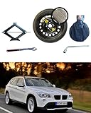 Notrad-satz 17 Zoll kompatibel mit BMW X1 mit Wagenheber, Schlüssel und Tasche (2017>)