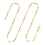 EDELIND Goldkette Herren Damen 333 Echtgold - 2.6 mm Panzerkette 55 cm Gelbgold - Unisex Halskette mit Geschenkbox