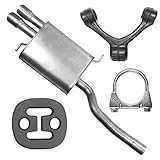 Ferroz Endschalldämpfer Auspuff Endtopf für VW Passat B6 auch CC 1.9 TDI 2.0 TDI