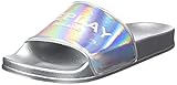 Replay Damen UP W-Rockville Hausschuh, 1341 Silver Silver, 40 EU