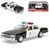 alles-meine.de GmbH Chevy Chevrolet Caprice Metropolitan Police Terminator 2 Judgment Day Los Angeles Police 3. Generation 1976-1990 1/24 Greenlight Modell Auto mit individiuelle..