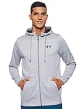 Under Armour Herren Rival Fleece Hoodie, sportlicher Kapuzenpullover mit loser Passform, bequemes und warmes Sweatshirt für Männer, Grau, Gr. L