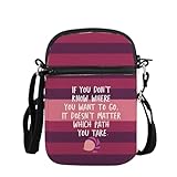 PLITI Grinsekatzen-Umh?ngetasche, Grinsekatzen-Fans, Alice-Geschenk, 8.26¡Á5.7¡Á0.78inches