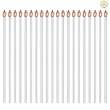 Haisheng 20 Stück 100K Ohm NTC 3950-1% Thermistor Glas Widerstand Temperaturfühler 3D Drucker Reprap Thermistor Widerstände Hohe Empfindlichkeit für Creality Ender 3 Ender 5 pro V2