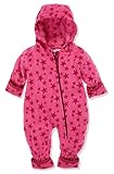 Playshoes Unisex Baby Fleece-Overall Sterne 421008, 18 - Pink, 74