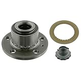 febi bilstein 24414 Radlagersatz mit Radnabe, ABS-Impulsring und Achsmutter , 1 Stück