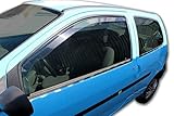 J&J AUTOMOTIVE | Windabweiser Passend Für Twingo 3-Türer 2000-2007, Heko Regenabweiser, Getönt, Set 2-Teilig, Vorne, Aerodynamisch