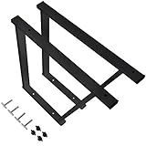 VW Multivan T5/T6 Pulverbeschichtete Konsole/Multiflexboard mit Schienenbefestigung/Schwarze Konsolen für VW Bus Modelle / T5 Zubehör / T6 Bettverlängerung/Höhe 51cm / 2 Stück (Schwarz)