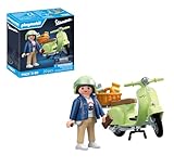 PLAYMOBIL Cars 71621 1969 Vespa 150 Sprint Veloce, Hellgrün, originalgetreues Modell für Sammler und Fans, inklusive vielseitigem Zubehör und verschiedenen Sattelvarianten