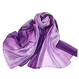 SNUG STAR Baumwolle Seidenschal Elegante Weiche Wraps Farbton Schals für Frauen