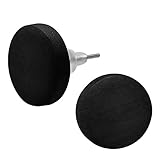 Soul-Cats 1 Paar Holz Ohrstecker in der Farbe schwarz