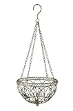 LB H&F Lilienburg Blumenampel Hängekorb Metall (Ø 30 cm)