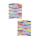 IVYMEIMEI 20 Stück Diamond Grade Reflektierende Autofelgenaufkleber Aufkleber für Honda Civic IX Tourer(FK) 2014-2023, Selbstklebende Wasserfeste Aufkleber Bunt