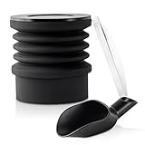 Espresso Kaffeemühle Einzeldosis Trichter mit Silikonbalg Luftgebläse Blaster zum Ausblasen von Restkaffeemahlen kompatibel für Mazzer Niche Zero Mahlkonig EK43 Fiorenzato Grinder