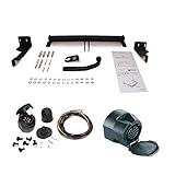AHK Anhängerkupplung mit Elektrosatz 13 polig für Opel Corsa C Combo 2001-2011 Anhängevorrichtung Hängevorrichtung - starr, mit angeschraubtem Kugelkopf