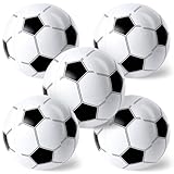 WEITAPYT Wasserball FußBall Aufblasbar, 5pcs Aufblasbare FußBälle, 27CM Aufblasbare Strandball, Wasserball FußBall, Geeignet für Sport- und Partyspiele am Strand oder im Pool im Sommer