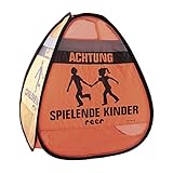 Reer 72470 3D-Straßenwarnschild, Spielende Kinder, Polyester