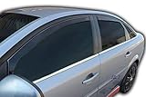 J&J AUTOMOTIVE | Windabweiser Passend Für Vectra C Fließheck 2002-2008, Heko Regenabweiser, Getönt, Set 4-Teilig, Vorne, Hinten, Aerodynamisch