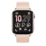 ICE-WATCH - Ice smart 3.0 Rose Gold Nude 1.78 AMOLED GPS - Rechteckige, roségoldene Connected Watch für Frauen mit Silikonarmband - 024303 (1.78 Zoll)