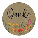 COLOFALLA 120pcs Dankeschön Aufkleber Danke Aufkleber für Umschläge Karte Einladungen Geburtstag Verpackung Hochzeitsaufkleber Vielen Dank Sticker Weihnachtssticker