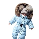 Baby Jumpsuit Mädchen Winter Herbst Weiß Jungen Neugeborene Kinder Schneeanzug Strampler Spielanzug Jumpsuit Overall Babykleidung Parka Jacke Kapuzenjacke Daunenjacke Übergangsjacke Babyparka